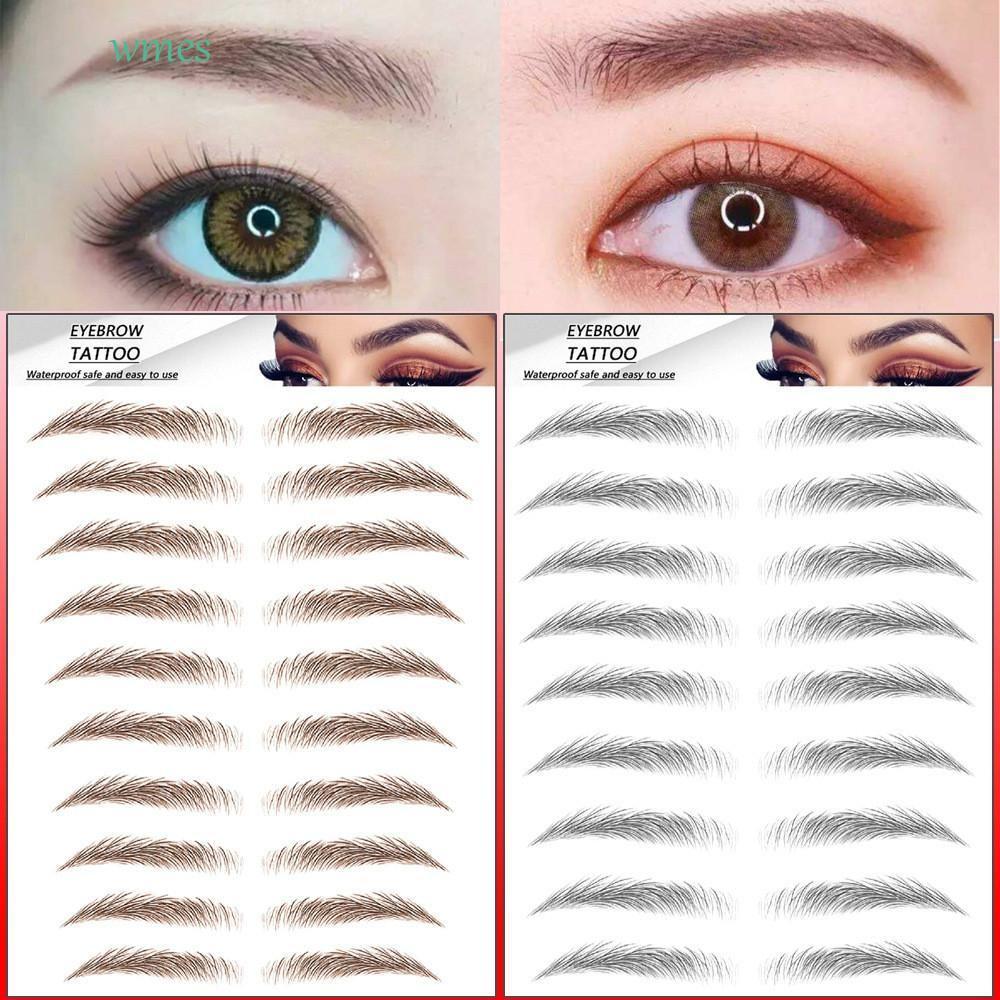 WMES1ZA สติกเกอร์คิ้วกันน้ํา Professional Lasting เครื่องสําอางเครื่องมือความงาม Eyebrow Tattoo