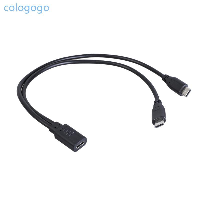 COLO Fast Speed 2 Output Type C สายชาร์จสายไฟสําหรับการจัดการอุปกรณ์ที่มีประสิทธิภาพ