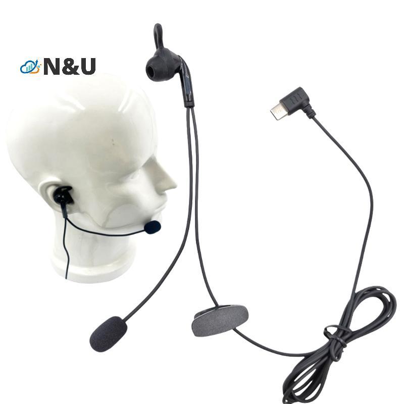 N & U 1 ชิ้นสําหรับ V6 Pro V4C Plus Q8 F6 V7 Judge Ear Inte ชุดหูฟัง Type-C USB-C อินเทอร์เฟซผู้ตัดส