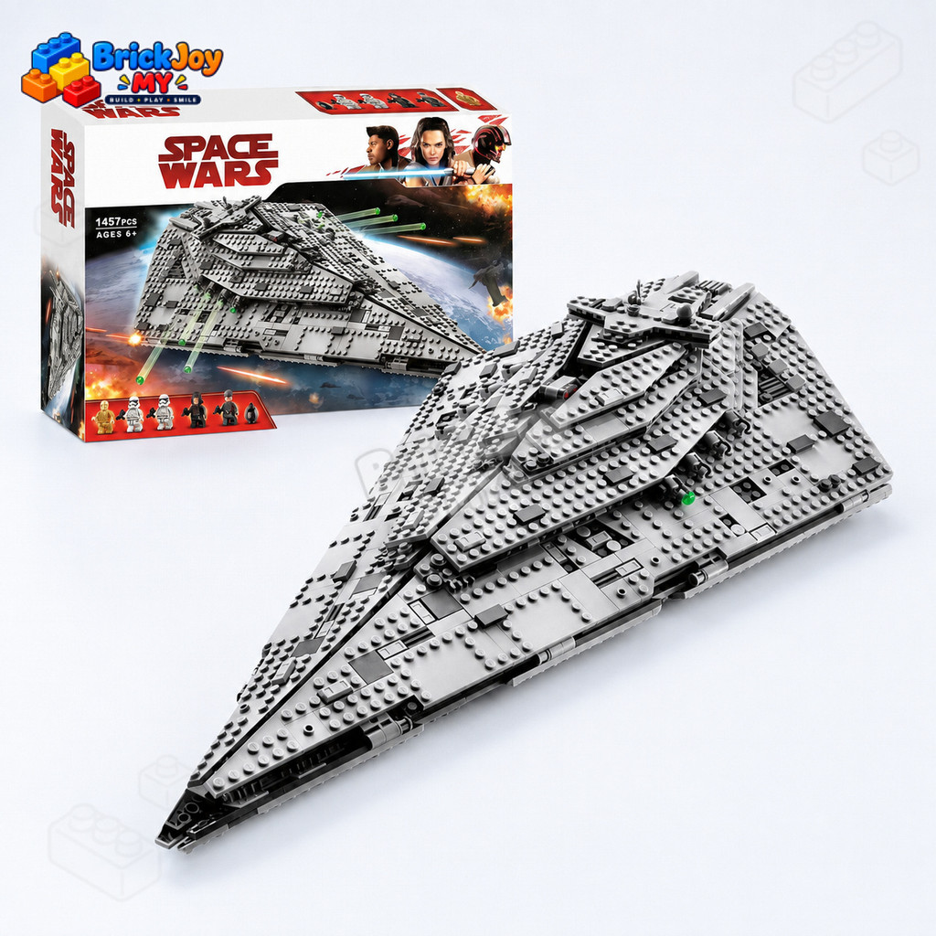 75190 First Order Star Destroyer Building Blocks ชุด, BB-9E Space Battleship รุ่น DIY อิฐชุดประกอบ,ส
