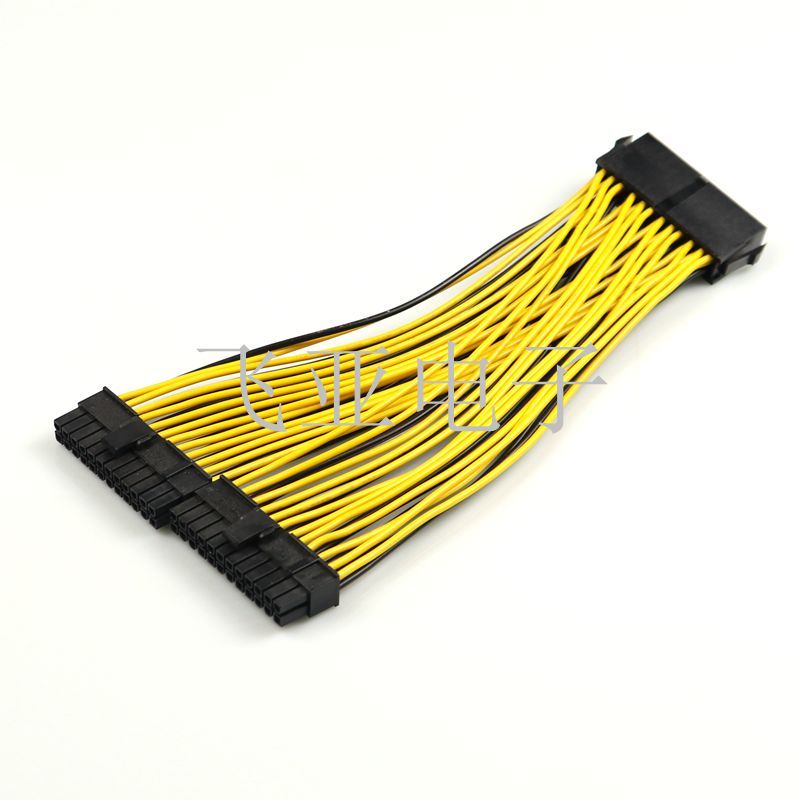 24pin Power Supply One Point สองสายไฟ ATX Power เมนบอร์ด 24PIN ถึง 24pin/20pin เมนบอร์ด