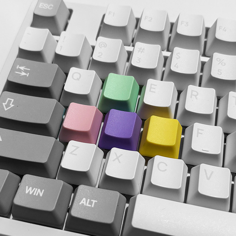 work egg keycaps sa keycap P PBT สี OEM ความสูงคีย์บอร์ด Keycap MX แกนไม่มีแกะสลัก R3 R2 R1 WASD ปุ่