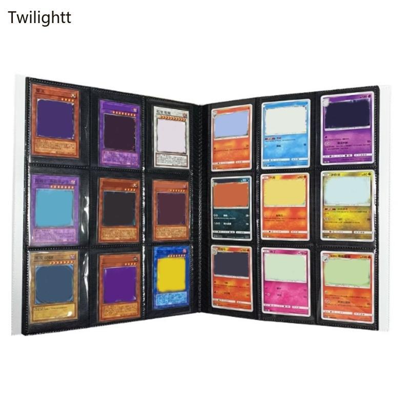 WILI Trading Card Collector Holder แบบพกพา Trading Card Binder Trading Card Collection Notebook 9 Po