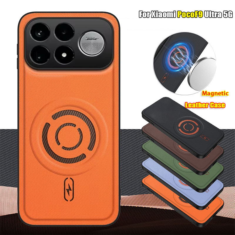 สีปลอกหนังสําหรับ Xiaomi Poco F9 F8 Ultra Pro PocoF9 F9Ultra 5G Anti Slip edge เคสโทรศัพท์กันกระแทกกล้องป้องกันกลับนุ่ม