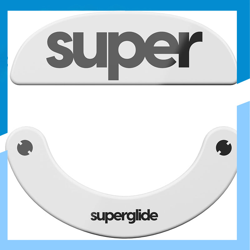 Pulsar Superglide2 Mouse Feet for X2V2/X2H/X2 Wireless Mice - Durable Glass, Low Friction, Ultra Smo