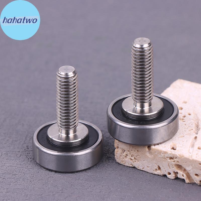 Ha 1/2 ชิ้น OD 26 มิลลิเมตรแบริ่งลูกกลิ้งสกรูพร้อมเกลียวเหล็ก M8 ด้าย JS600026-8C2L25M8 แบริ่งโลหะปร
