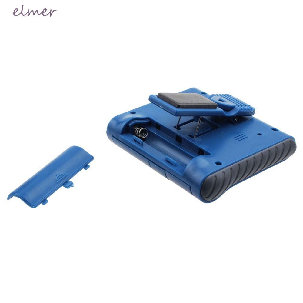 ELMER LCD สีดํานับลงนาฬิกาแฟชั่นอิเล็กทรอนิกส์สีขาวนับถอยหลังแขวนนาฬิกาปลุกดิจิตอล