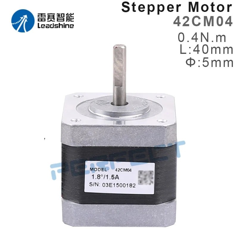 In-Demand Item 42cm04 42cm06 42cm08 Leadshine Nema 17 Stepper Motor 0.4/0.6/0.8n.m Holding Torque 2 