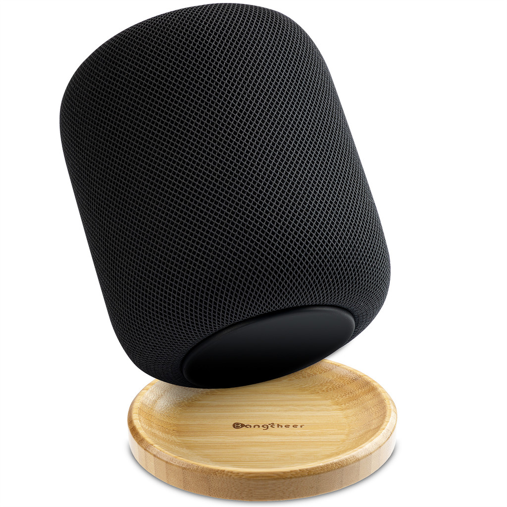 เหมาะสําหรับ apple Homepod Generation HomePod 2 Generation Bamboo Products Audio Feet, Anti-slip Fee