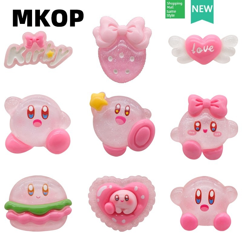 จิบิ จิ๊บบิท crocs Mkop Crystal Star Kirby เหมาะสําหรับรองเท้ารู