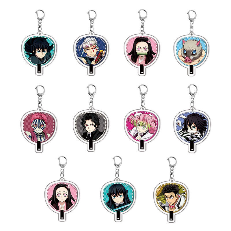 [Interlayer] Demon Slayer Demon Slayer อะคริลิคพวงกุญแจสองด้าน Demon Slayer Demon Slayer Zenitsu