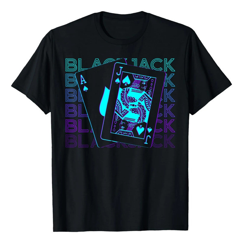เสื้อยืด Blackjack Jack Of Spades Ace Spades