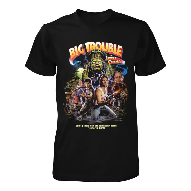 เสื้อยืด Big Trouble In Little China Da John Carpenter, Verd