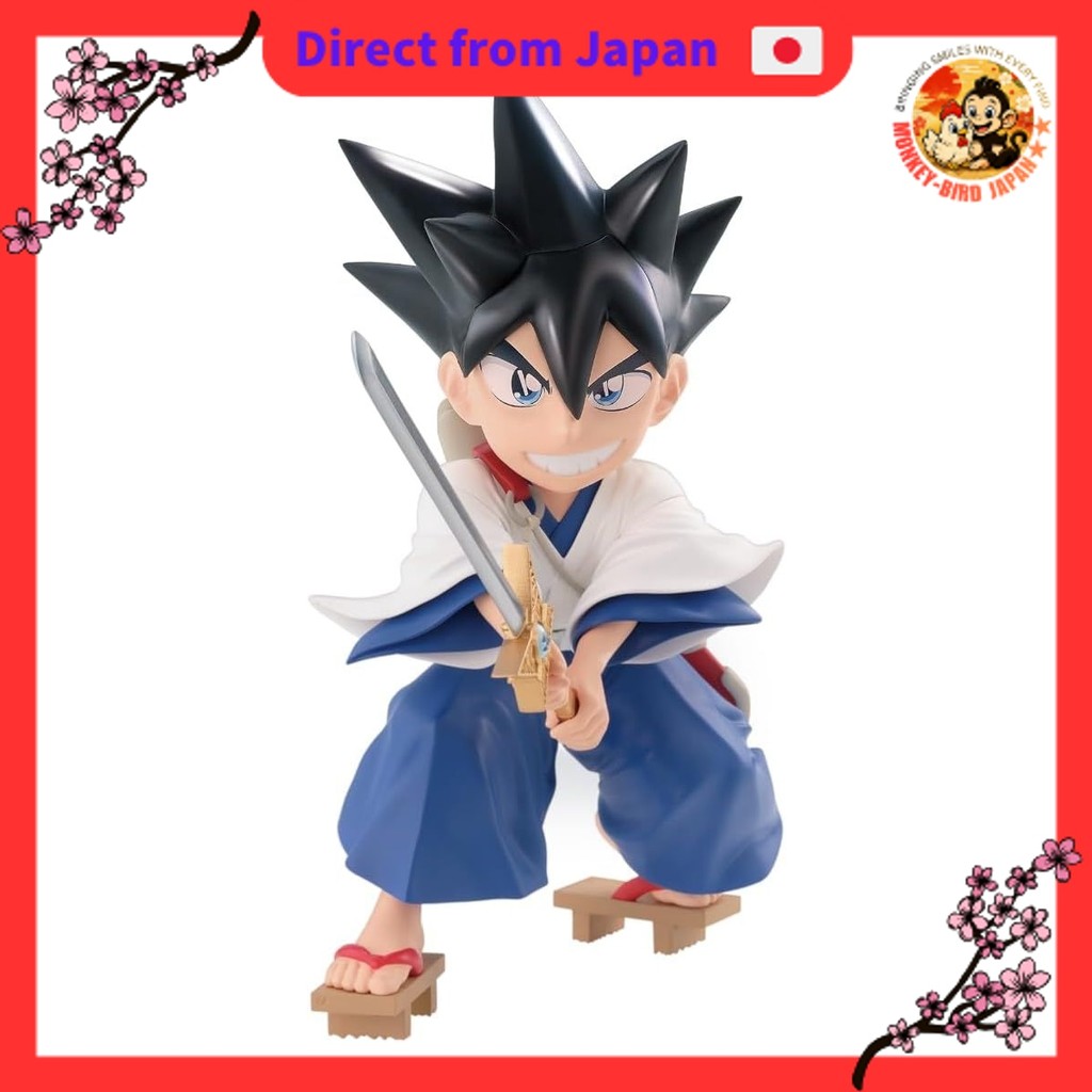 Banpresto Yaiba Samurai Legend Black and Gold Yaiba Figure monkey bird shop JAPAN