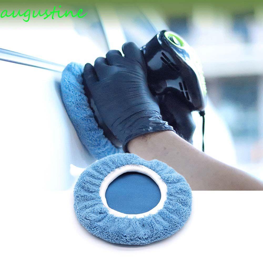 AUGUSTINE แว็กซ์ Bonnet สําหรับ 5/6/7/8/9/10 นิ้ว Auto Polisher อุปกรณ์เสริม Buffing รถเครื่องมือควา