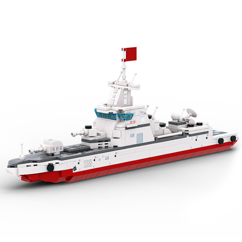 Wange 3522 1:32 Assembly MOC รุ่นของเล่นเพื่อการศึกษาขีปนาวุธพิฆาตเรือดําน้ําอนุภาคขนาดเล็กชนิดบรรจุ