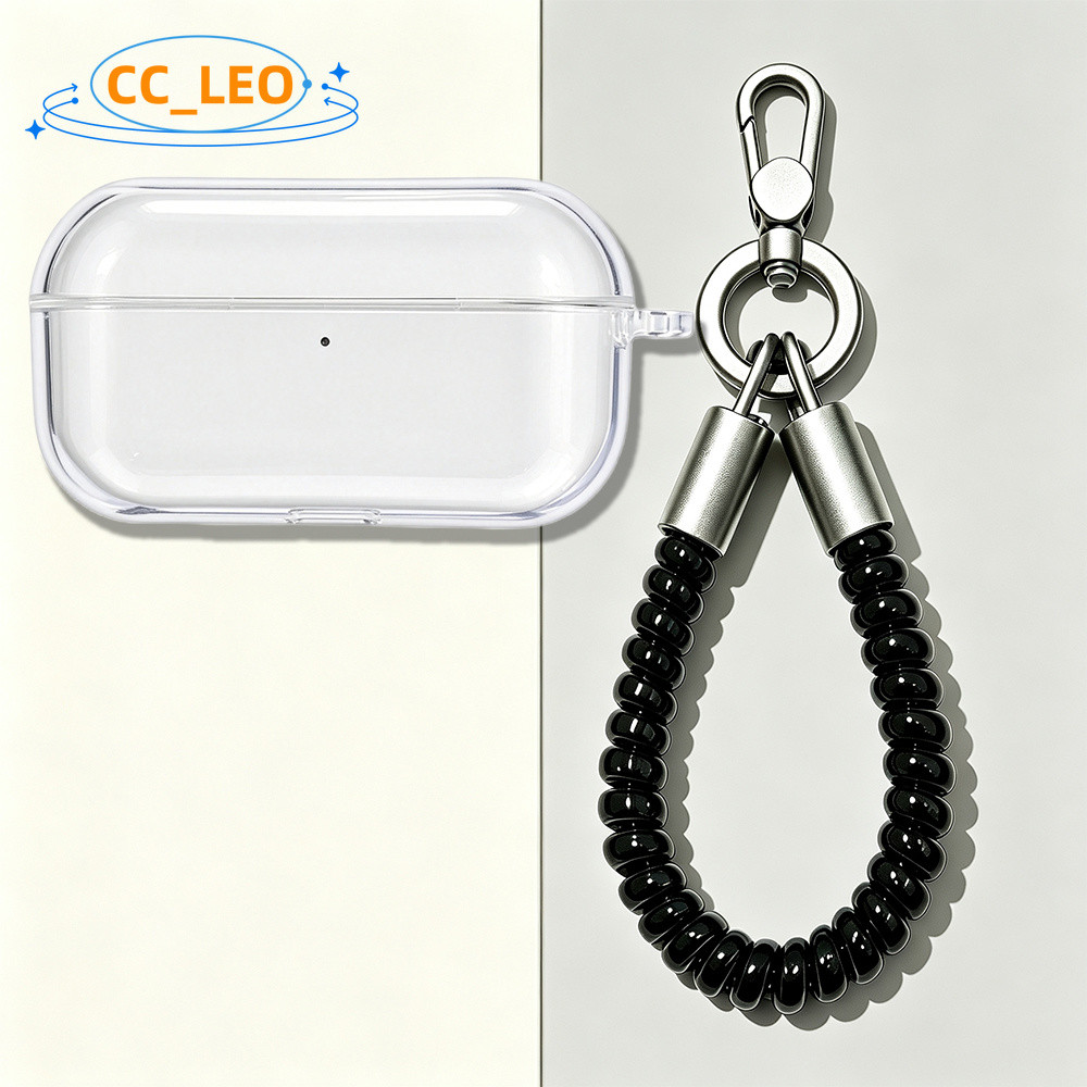 Suitable for Panasonic Technics EAH-AZ100 Case Transparent Soft Case with Elastic Lanyard Shockproof