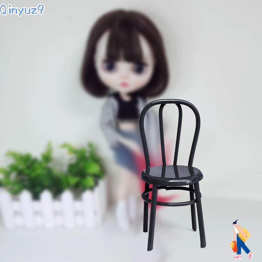 QINYUZ9 1:24 Dollhouse Chair Mini Doll House Decorative Furniture Model Doll House Accessories
