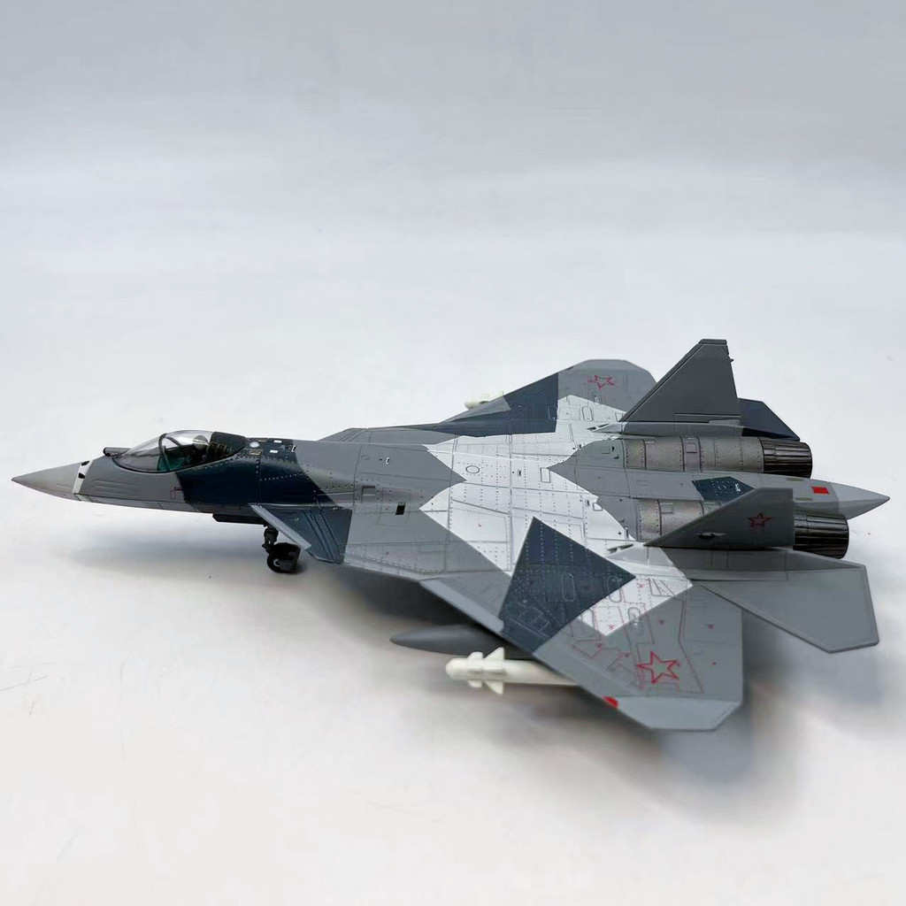WLTK 1/100 รัสเซีย SU57 Air Force Su 57 Stealth Fighter เครื่องบินโลหะผสม Static รุ่นเครื่องประดับ