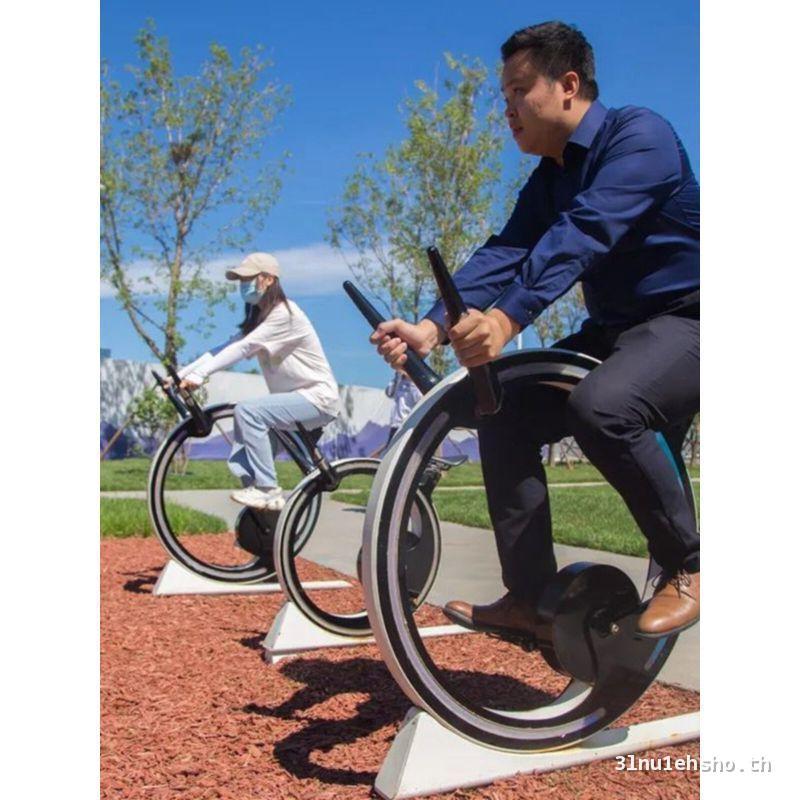 Dynamic Cycling Bicycle Fountain Bicycle Interactive Amusement Outdoor Luminous Pedals Unpowered อุป