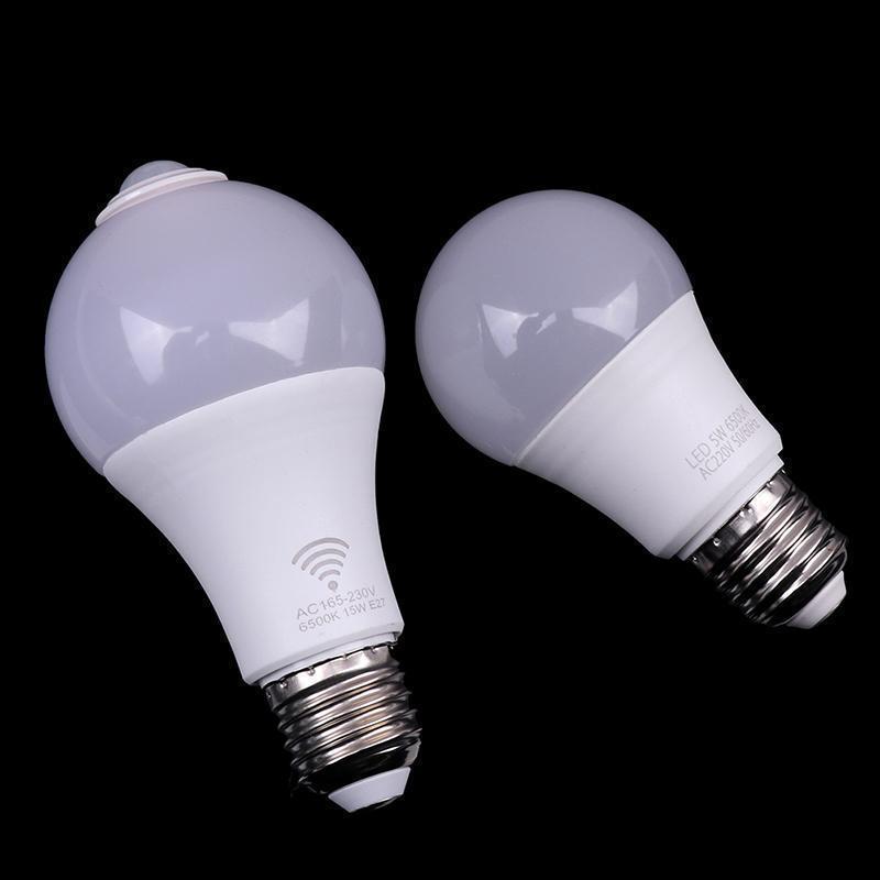 E27 PIR Motion Sensor Lamp หลอดไฟ LED พร้อม Motion Sensor Motion Detector Night Light