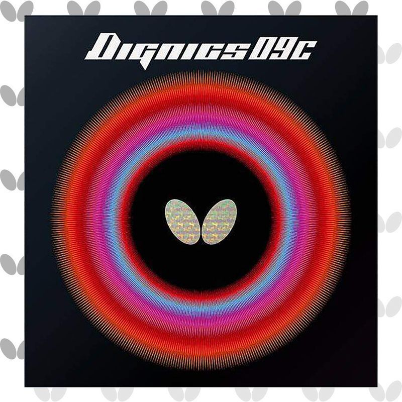 Butterfly ยางปิงปอง Dignics 09C แบบเหนียว ความตึงสูง รุ่น 06070 สำหรับแข่งขันและฝึกซ้อม