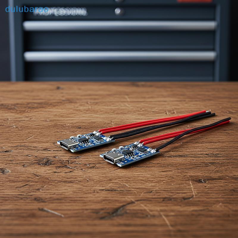 [DUL] 2PCS TP4056 3.7V 1A 18650 Li-ion Charger Module Micro/Type-C/Mini w/การป้องกัน AO