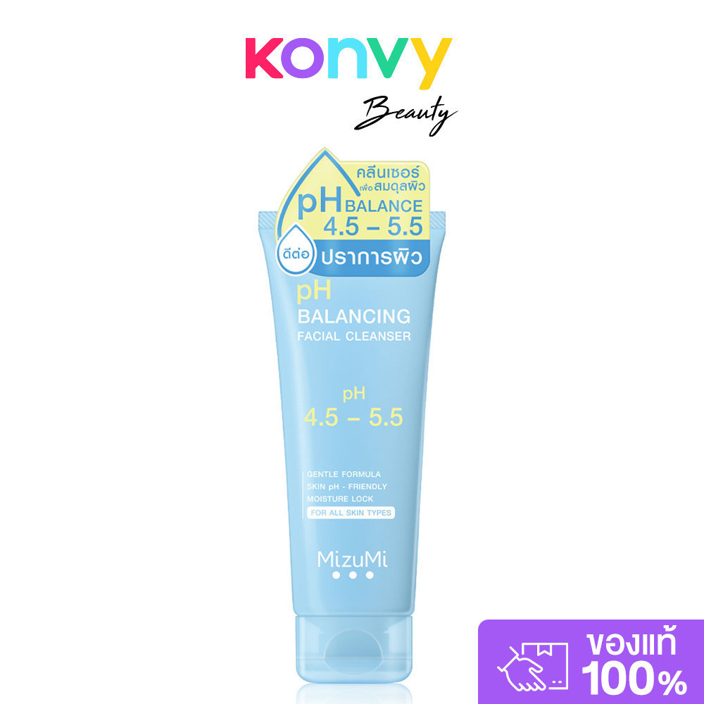 MizuMi pH Balancing Facial Cleanser 100ml เจลล้างหน้า Mizumi พร้อมค่า pH 4.5 - 5.5
