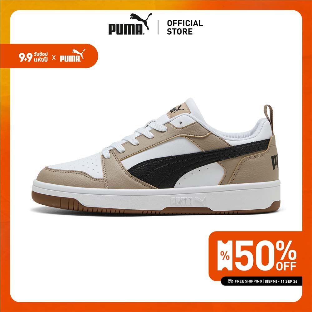 PUMA Basics รองเท้าผ้าใบข้อต่ำ Rebound V6 สีขาว - 39232852