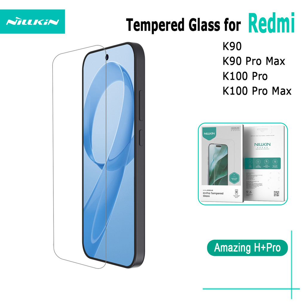 สําหรับ Redmi K90 / K90 Pro Max /K100 Pro /K100 Pro Max กระจกนิรภัย Nillkin H + Pro ตัวป้องกันหน้าจอ