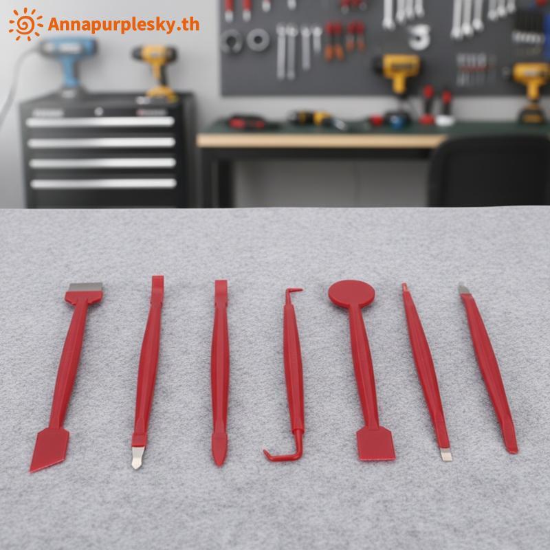 Annapursky 7pcs Car Film Wrap Tool Kit Car Vinyl Wrap Window tint Film Tool Kit TH
