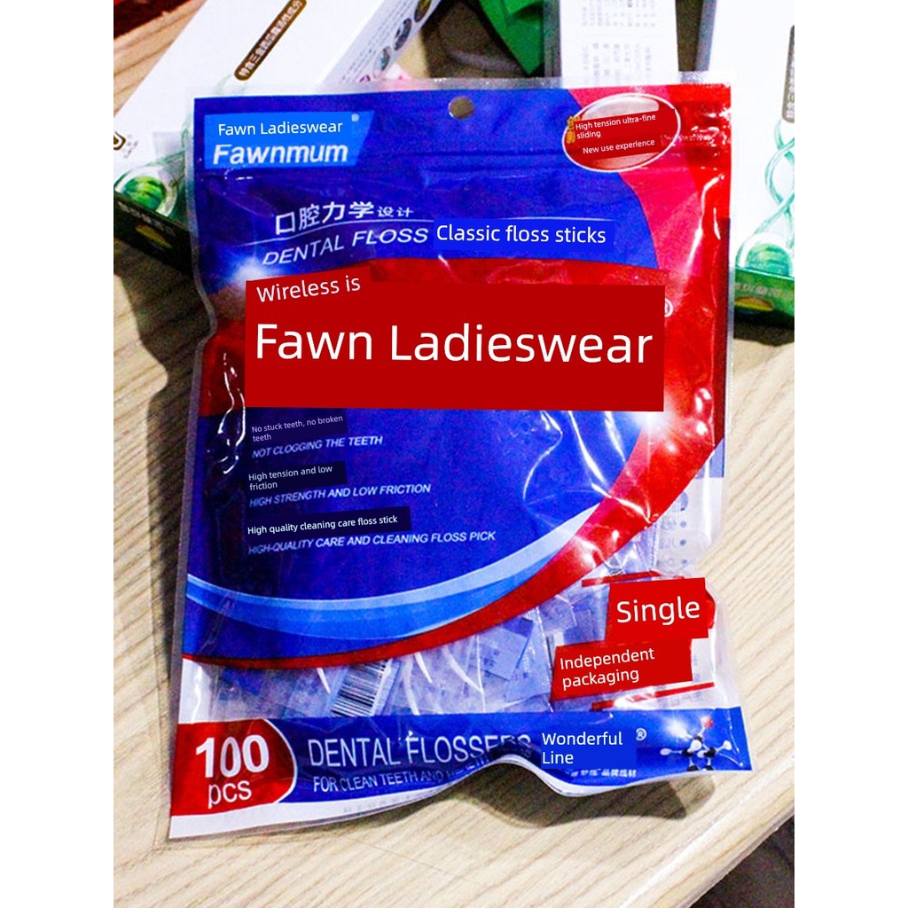ไหมขัดฟัน oral b ไหมขัดฟัน Fawn Mom FAWN MUM สายเดี่ยว