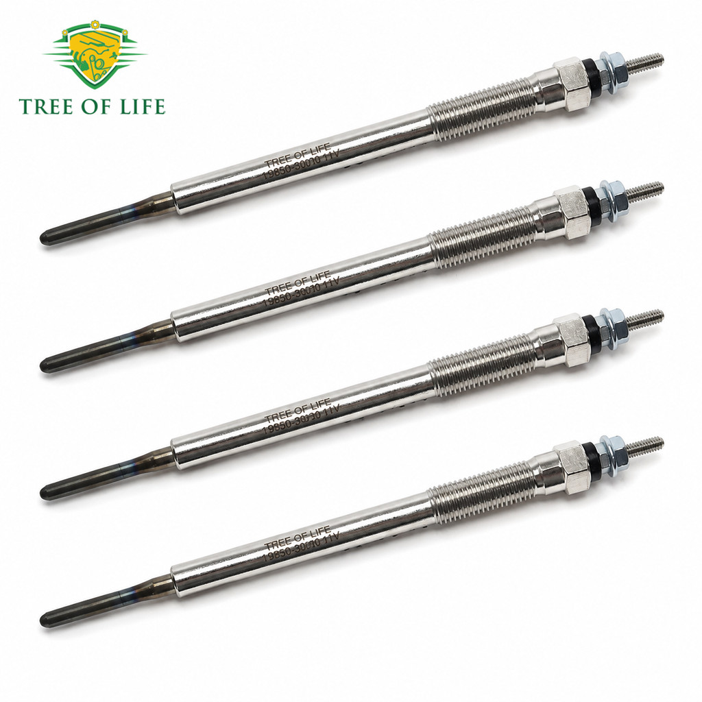 4x 11V เครื่องทําความร้อนปลั๊กเรืองแสงสําหรับ Toyota Avensis T22 T25 Corolla E11 E12 Previa RAV 4 Mk
