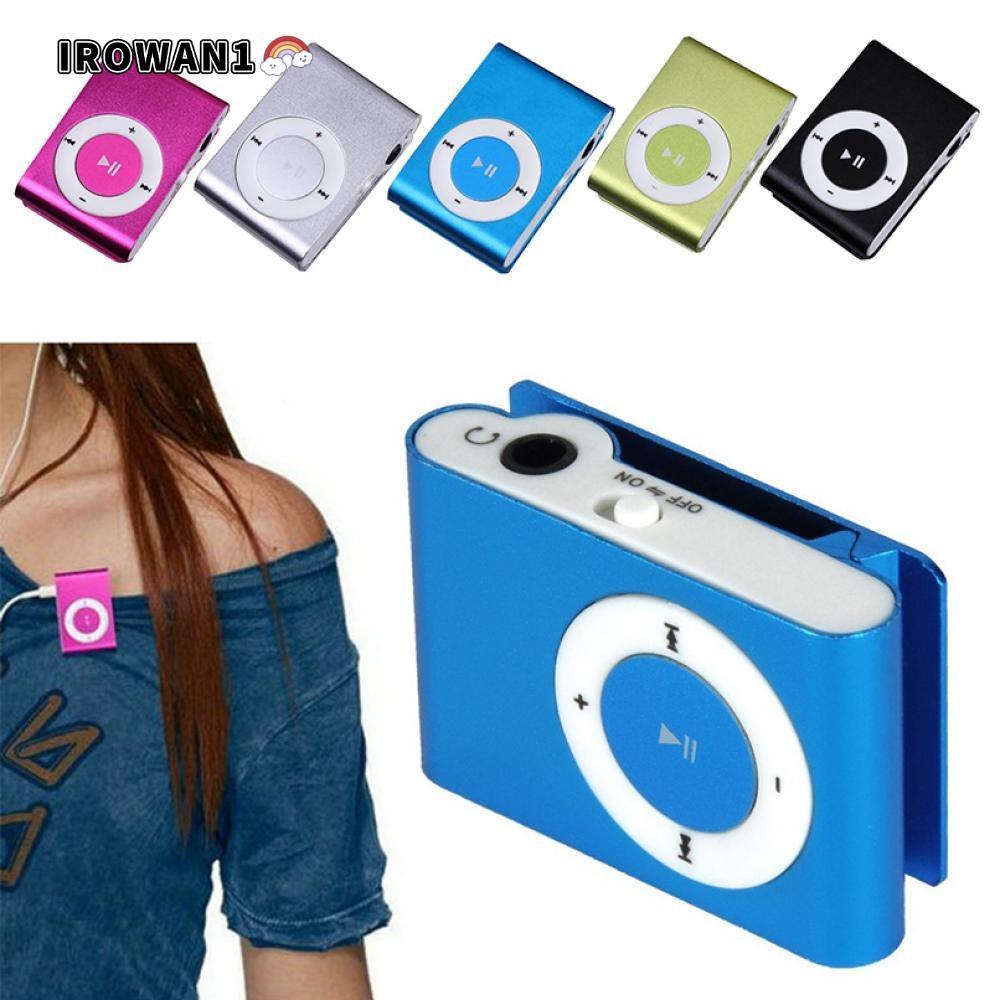 IRWAN1 สื่อเพลง MP3, เครื่องเล่น MP3 ขนาดเล็กแบบพกพา, การออกแบบที่ทันสมัย USB สีสันสดใสคลิปรองรับ Wa
