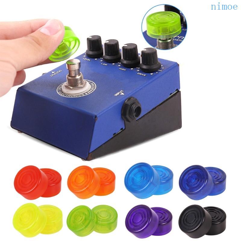 Nio Guitar Effect Pedal Footswitch Toppers Effect Foot Nail Cap Pedal Protection Cap