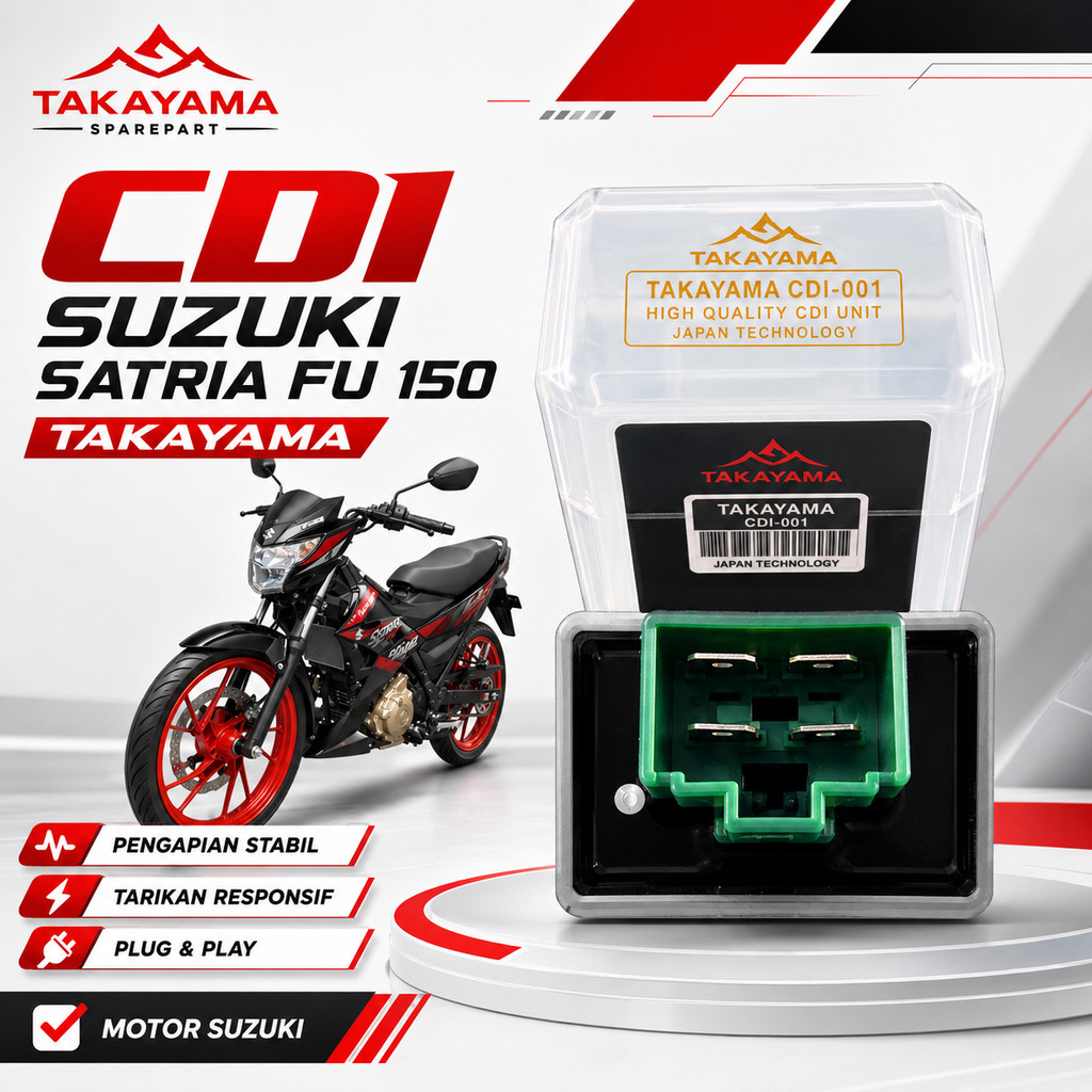 CDI Suzuki Satria FU 150 ยี่ห้อ Takayama - อะไหล่ Suzuki Satria FU 150