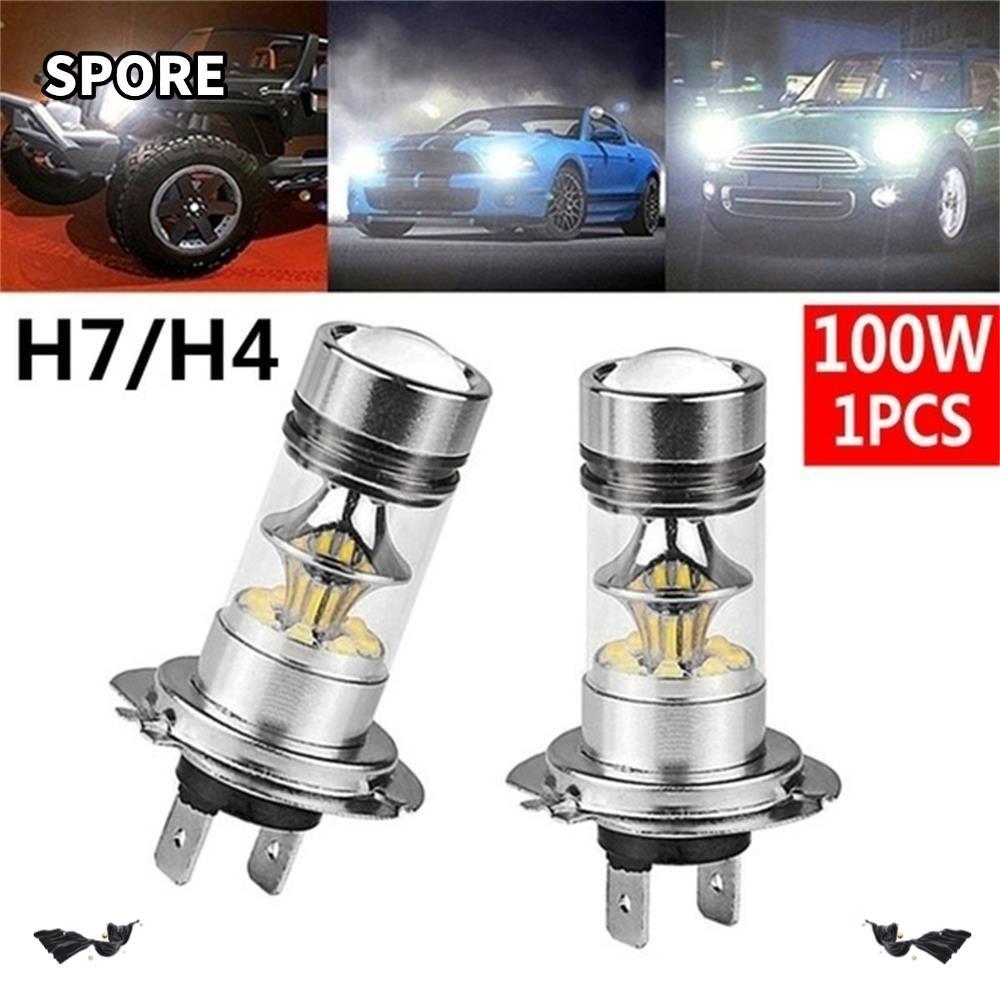 SPORE H4 H7 ไฟภายนอก 100W 8000K