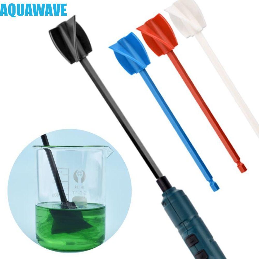 AQUAWAVE Mixer Drill Paddle Mixer สิ่งที่แนบมาพลาสติก Helix Mixer โคลน Power Mixer Stirrer Paddle ผส
