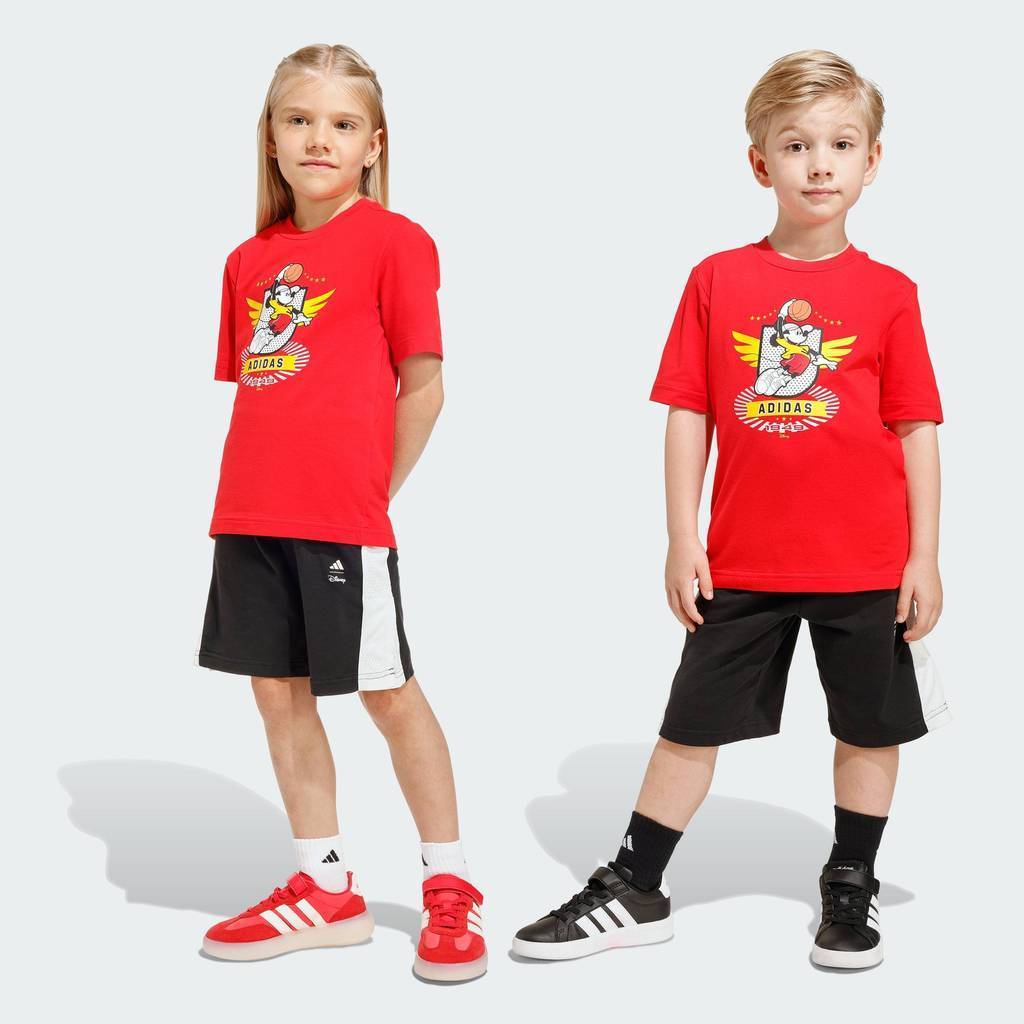 Adidas Lifestyle ADIDAS DISNEY MICKEY MOUSE T-SHIRT SET เด็ก สีแดง JZ7672