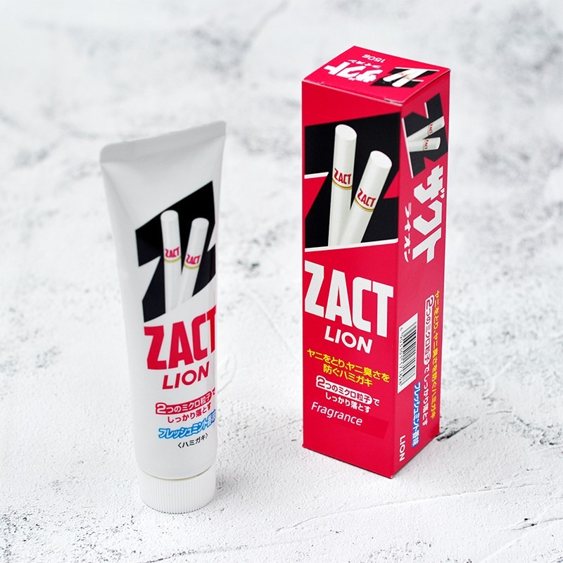 ยาสีฟัน ญี่ปุ่น Lion/lion zact ยาสีฟันยาสีฟัน 150g Professional ฟันขจัดตะกรันผู้ชายสีเหลืองไวท์เทนนิ