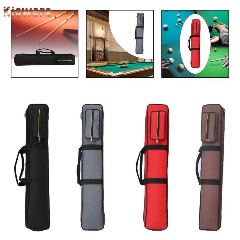 Kloware 8 หลุม Pool Cue Case พร้อมอุปกรณ์กระเป๋าภายนอก Pool Cue Storage Pouch