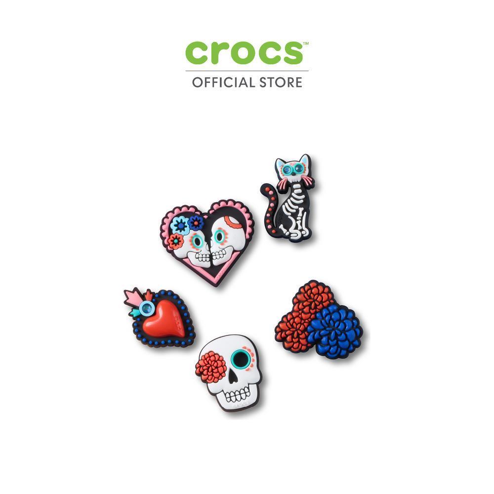 CROCS ตัวติดรองเท้า JIBBITZ™ ARTSY DIA DE LOS MUERTOS 5 PACK