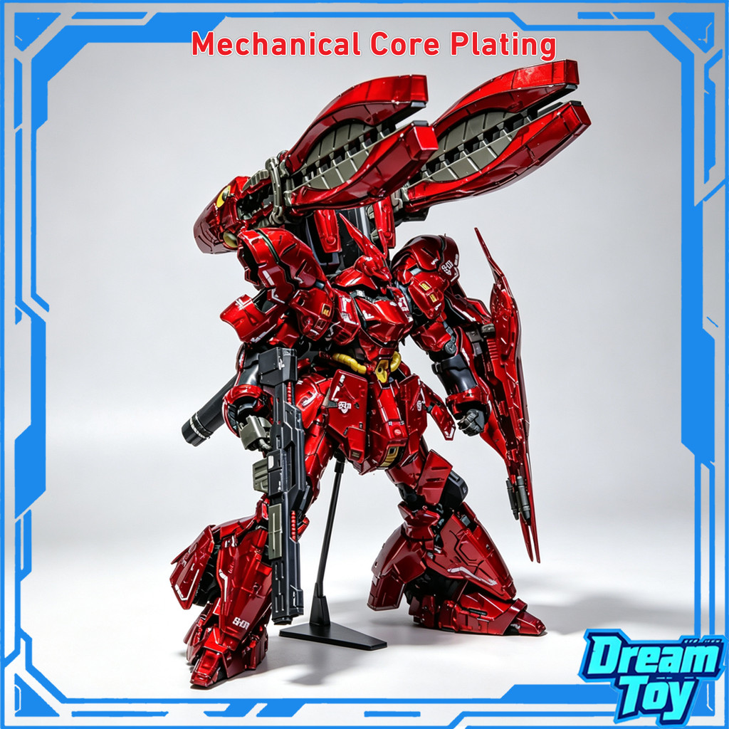 Gaogao rg ฟุกุโอกะ SAZABI Mechanical Core ชุบ 1/144 BASE Limited Assembly รุ่น SAZABI Mechanical Core ชุบชุด