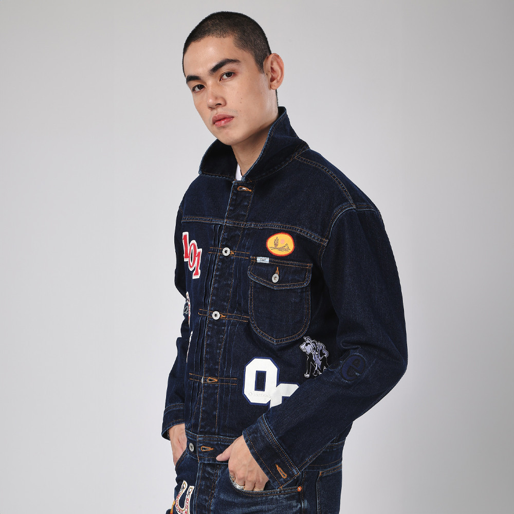 LEE جاكيت جينز رجالي Comfort مجموعة 101 — داكن — صورة 5