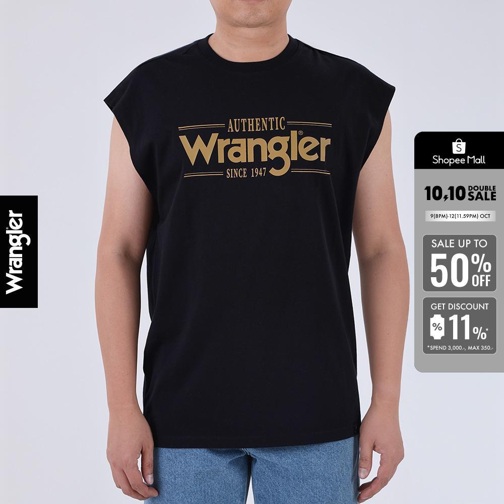 WRANGLER فانيلة رجالية — أسود — صورة 2