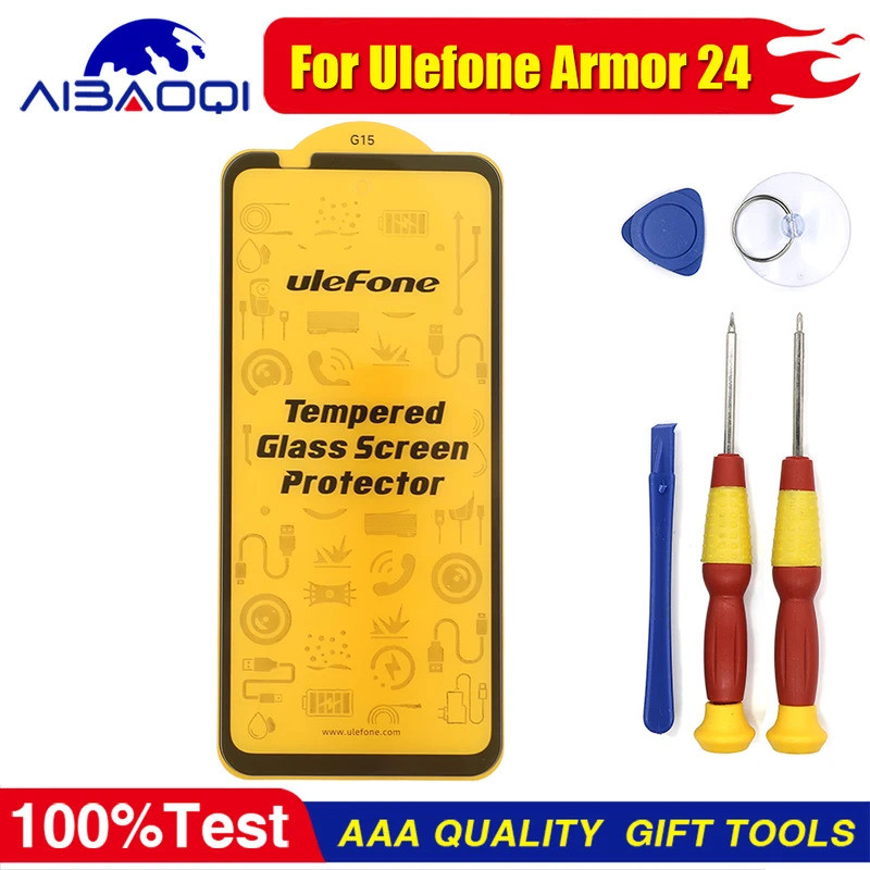 XUNQIYI ใหม่ฟิล์มกระจกนิรภัยสําหรับ Ulefone Armor 24 Anti-Scratch Clear Screen Protector