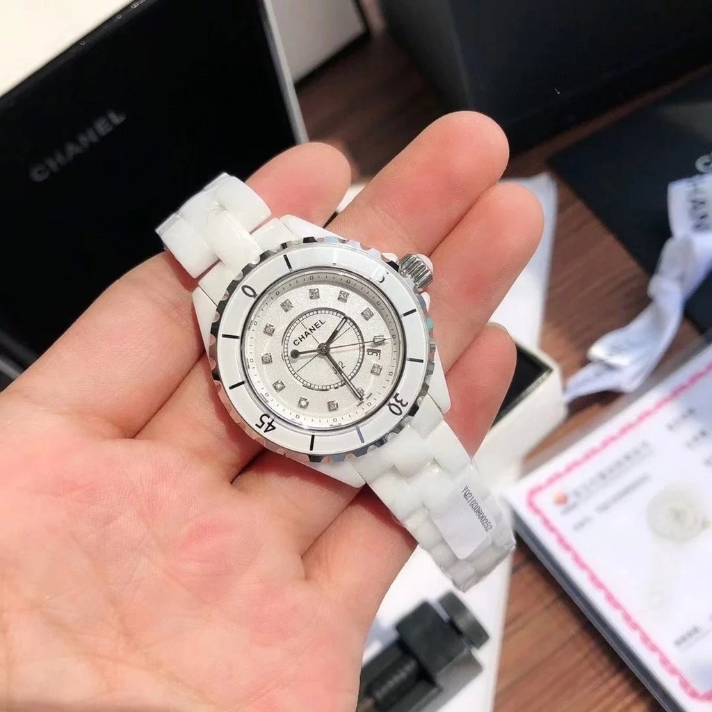 [คุณภาพการสั่งซื้อดั้งเดิม] นาฬิกา CHANEL CHANEL J12 Series นําเข้าเคาน์เตอร์ต้นฉบับสวิสกลไกรุ่นเดีย