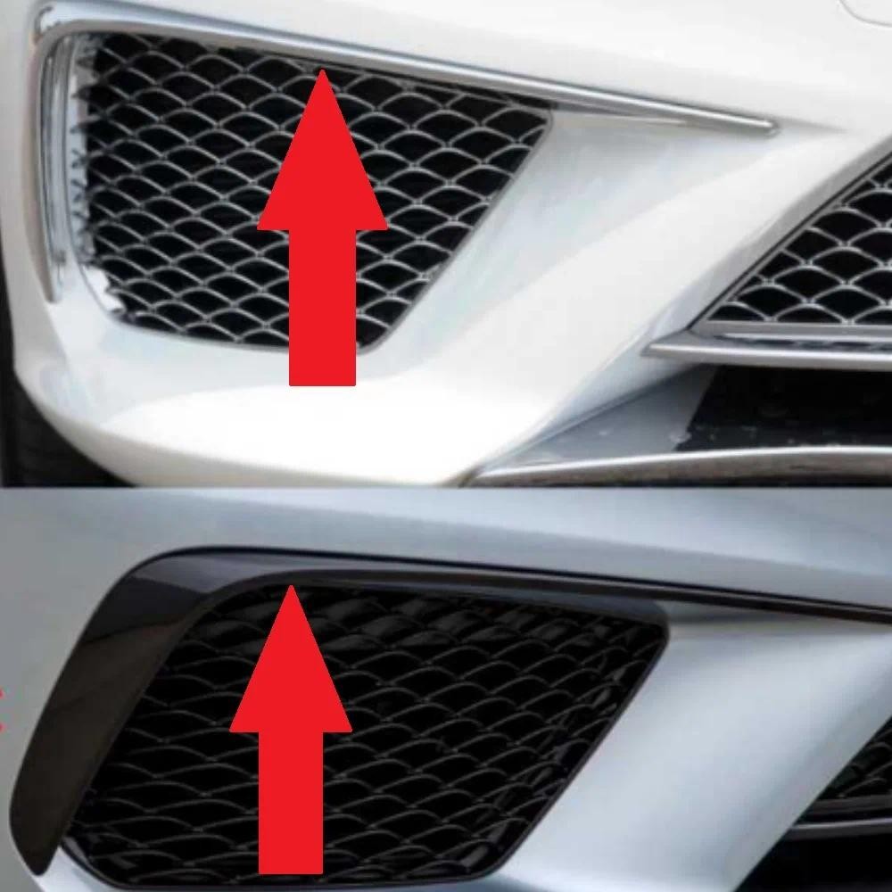 แถบตกแต่งกระจังหน้าสําหรับ Mercedes Benz S-Class W222 S63 S65 2014-2017 AMG