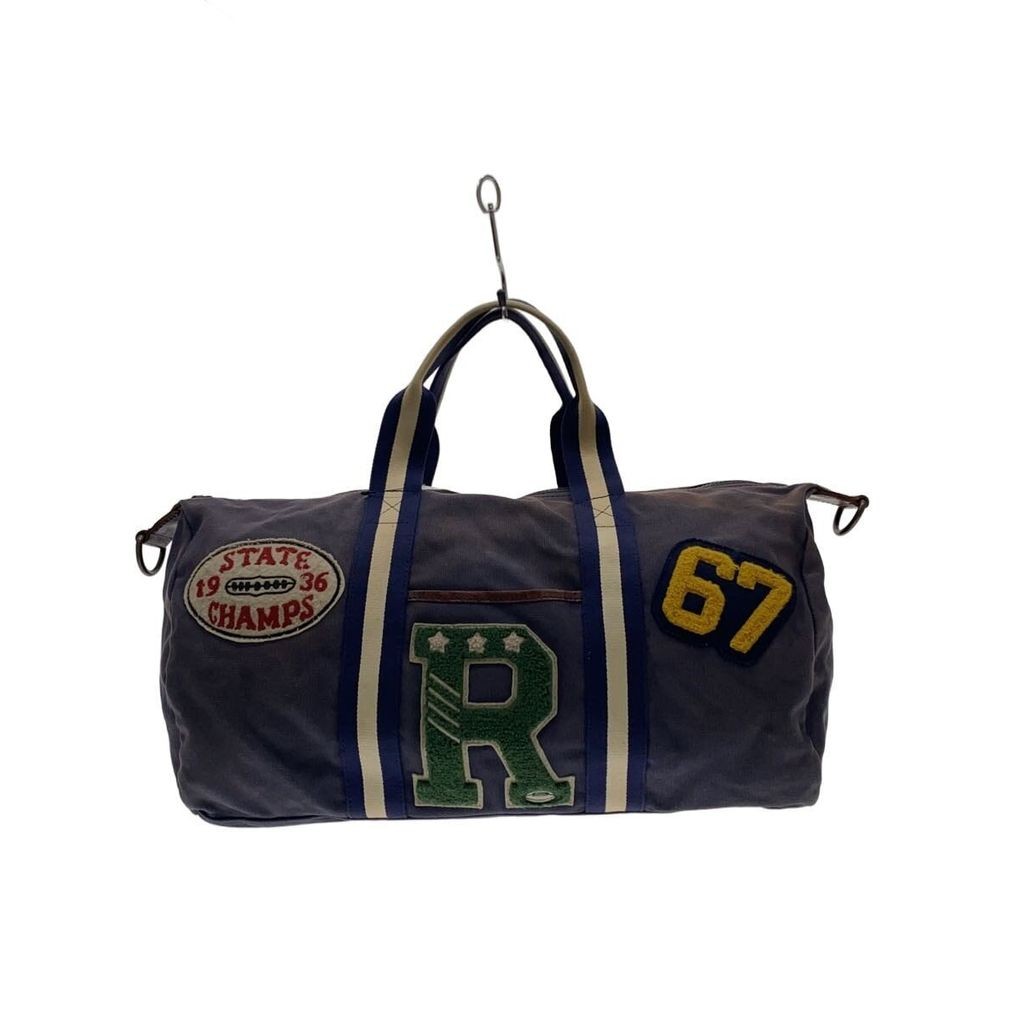 RALPH LAUREN Boston bag rugby back canvas NVY Direct from Japan Secondhand