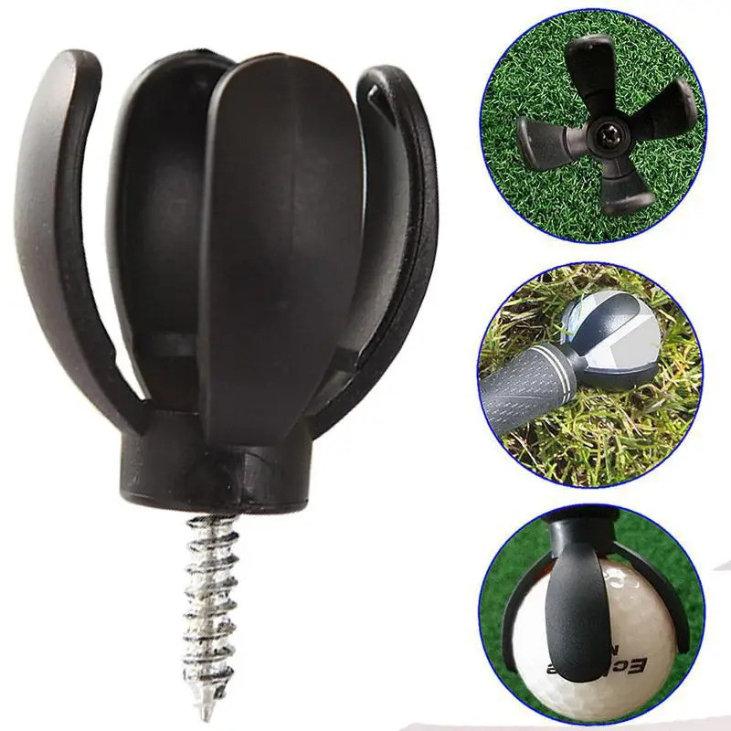 ตักแบบพับเก็บได้ Telescopic Golf Ball Retriever 4-Prong Pick Up Steel Saver Shaft Tool Golf Ball Gra